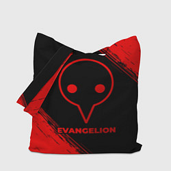 Сумка-шоппер Evangelion - red gradient