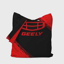 Сумка-шоппер Geely - red gradient