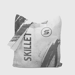 Сумка-шоппер Skillet - white gradient вертикально