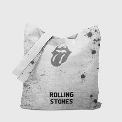 Сумка-шоппер Rolling Stones - white gradient по-центру