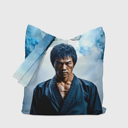 Сумка-шоппер Брюс Ли в дыму