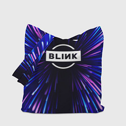 Сумка-шопер Blackpink neon energy, цвет: 3D-принт