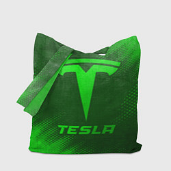 Сумка-шоппер Tesla - green gradient