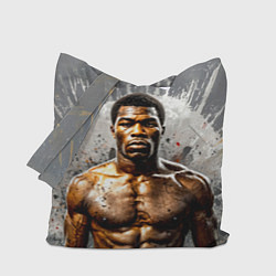 Сумка-шоппер Мухаммед Али на сером