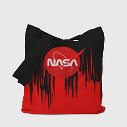 Сумка-шоппер Nasa краски текстура