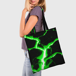 Сумка-шопер Разлом, цвет: 3D-принт — фото 2