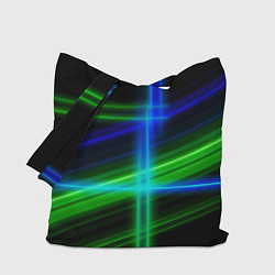 Сумка-шоппер Color blue black green