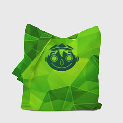 Сумка-шоппер Tomodachi Game green poly