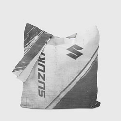 Сумка-шоппер Suzuki - white gradient вертикально