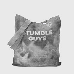Сумка-шоппер Stumble Guys - grey gradient посередине