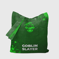 Сумка-шоппер Goblin Slayer - green gradient по-центру