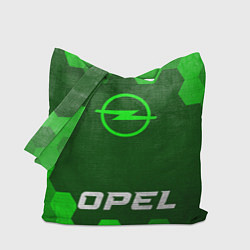 Сумка-шоппер Opel - green gradient по-центру