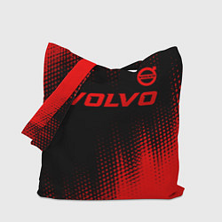 Сумка-шопер Volvo - red gradient посередине, цвет: 3D-принт