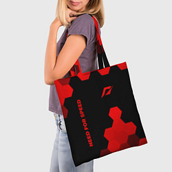 Сумка-шопер Need for Speed - red gradient вертикально, цвет: 3D-принт — фото 2