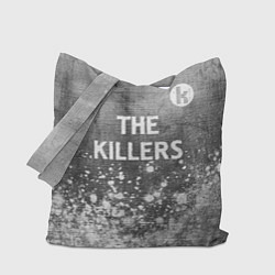 Сумка-шоппер The Killers - grey gradient посередине