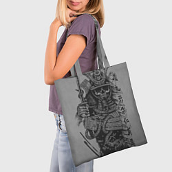 Сумка-шопер Мертвый самурай призрак, цвет: 3D-принт — фото 2