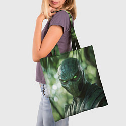 Сумка-шопер Рептилия Мортал комбат, цвет: 3D-принт — фото 2