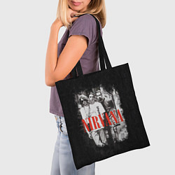 Сумка-шопер Нирвана фото группы, цвет: 3D-принт — фото 2