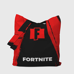 Сумка-шоппер Fortnite - red gradient по-центру
