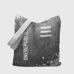 Сумка-шоппер OneRepublic - grey gradient вертикально