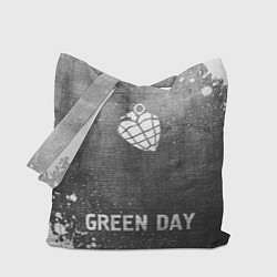 Сумка-шоппер Green Day - grey gradient по-центру