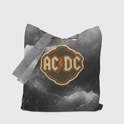 Сумка-шоппер ACDC ретро логотип