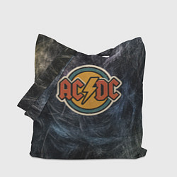 Сумка-шоппер ACDC логотип олдскул