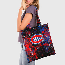 Сумка-шопер Montreal Canadiens NHL black, цвет: 3D-принт — фото 2