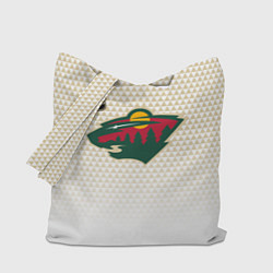 Сумка-шопер Миннесота Уайлд - белый градиент, цвет: 3D-принт