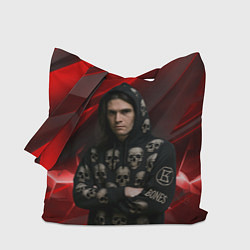 Сумка-шоппер Bones с черепами на худи