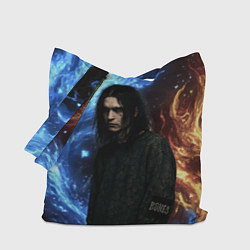 Сумка-шоппер Bones депрессивный стиль