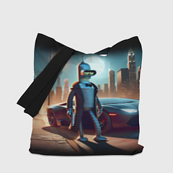 Сумка-шоппер Бендер с пистолетом - Нью-Йоркская мафия