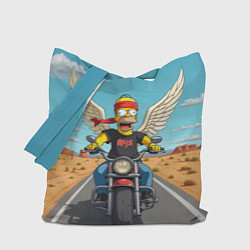 Сумка-шопер Летящий в даль Гомер - Ария, цвет: 3D-принт
