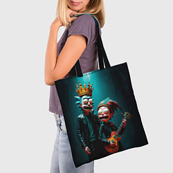 Сумка-шопер Рик и Морти рок группа, цвет: 3D-принт — фото 2