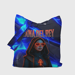 Сумка-шоппер Lana Del Rey киберпанк