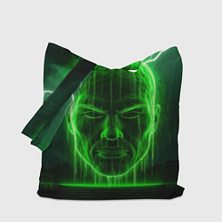 Сумка-шоппер Неоновая голова