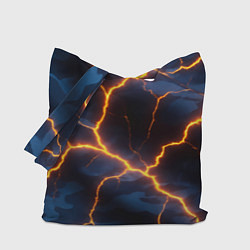 Сумка-шоппер Молния на камуфляжной текстуре