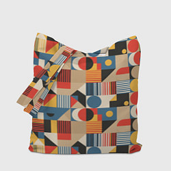 Сумка-шопер Ритмы Баухауса, цвет: 3D-принт