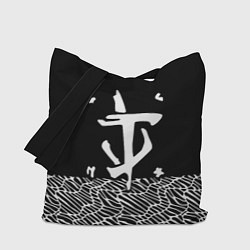 Сумка-шопер Doom геометрия линии, цвет: 3D-принт