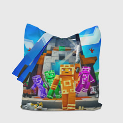 Сумка-шоппер Майнкрафт - искатели приключений