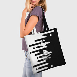 Сумка-шопер Тоттенхэм Хотспур геометрия, цвет: 3D-принт — фото 2