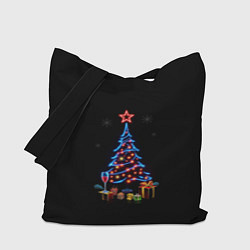 Сумка-шопер New year, цвет: 3D-принт