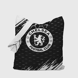 Сумка-шопер Chelsea штрихи красок текстура, цвет: 3D-принт