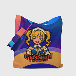Сумка-шопер Genshin Impact Барбара, цвет: 3D-принт