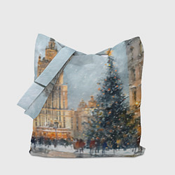 Сумка-шоппер Новогодняя Москва
