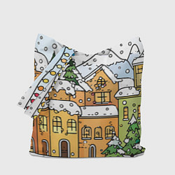 Сумка-шоппер Новогодний снегопад
