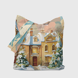 Сумка-шоппер Новогодний город