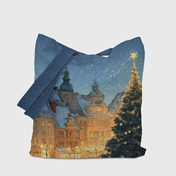 Сумка-шоппер Новый год в старом городе