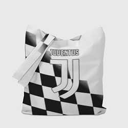Сумка-шопер Ювентус клетка краски, цвет: 3D-принт