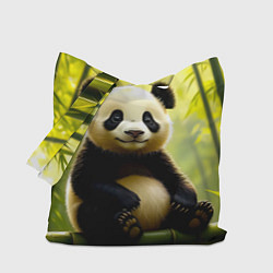 Сумка-шопер Бамбуковый хранитель, цвет: 3D-принт